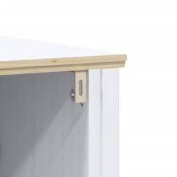 Berkfield Home 3 Piece Bathroom Furniture Set BERG White Solid Wood Pine - thumbnail 6