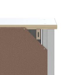 Berkfield Home 3 Piece Bathroom Furniture Set BERG White Solid Wood Pine - thumbnail 7