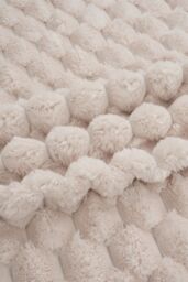 Living and Home Non-Slip Faux Plush Sofa Protector in Beige - Size: Medium - thumbnail 7