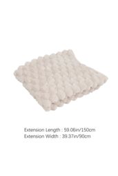 Living and Home Non-Slip Faux Plush Sofa Protector in Beige - Size: Medium - thumbnail 9