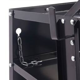 Havendro 3 Tier Welding Cart Trolley Welder 80kg Storage in Black - thumbnail 3