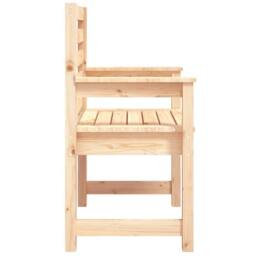 Berkfield Home Garden Chairs 2 pcs 60x48x91 cm Solid Wood Pine in Light Tan - Size: 60 x 48 x 91 cm - thumbnail 6