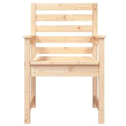 Berkfield Home Garden Chairs 2 pcs 60x48x91 cm Solid Wood Pine in Light Tan - Size: 60 x 48 x 91 cm - thumbnail 4
