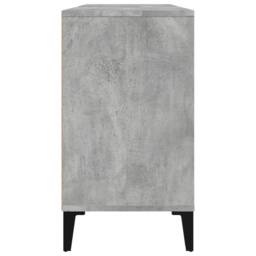 Berkfield Home Sink Cabinet Concrete Grey 80x33x60 cm Engineered Wood - Size: 80 x 33 x 60 cm - thumbnail 8