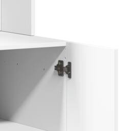 Berkfield Home Kitchen Cabinet White 95x50x180 cm Engineered Wood - Size: 95 x 50 x 180 cm - thumbnail 8