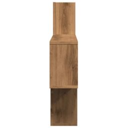 Berkfield Home Wall Shelf Artisian Oak 100x15x70 cm Engineered Wood in Brown - Size: 100 x 15 x 70 cm - thumbnail 5