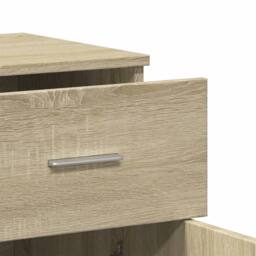 Berkfield Home Sideboards 2 pcs Sonoma Oak 79x38x80 cm Engineered Wood in Light Tan - Size: 79 x 38 x 80 cm - thumbnail 8