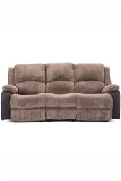 More4Homes Postana 3 Seater Electric High Back Jumbo Cord Fabric Recliner Sofa in Brown - thumbnail 5