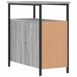 Berkfield Home Bedside Cabinets 2 pcs Grey Sonoma 30x60x60 cm Engineered Wood - Size: 30 x 60 x 60 cm - thumbnail 9
