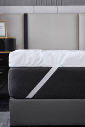 Ezysleep 4 Inch Thick Super Soft Mattress Topper in White - Size: Small Double - thumbnail 4