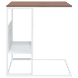 Berkfield Home Side Table white 55x36x59.5 cm Engineered Wood - thumbnail 3