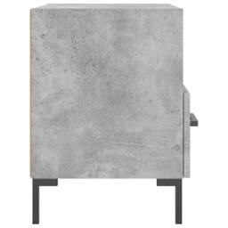 Berkfield Home Modern Bedside Cabinets 2 pcs Concrete Grey 40x35x47.5 cm Enginee - thumbnail 8