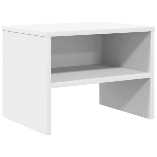 Berkfield Home Bedside Cabinet White 40x30x30 cm Engineered Wood - Size: 40 x 30 x 30 cm - image 1