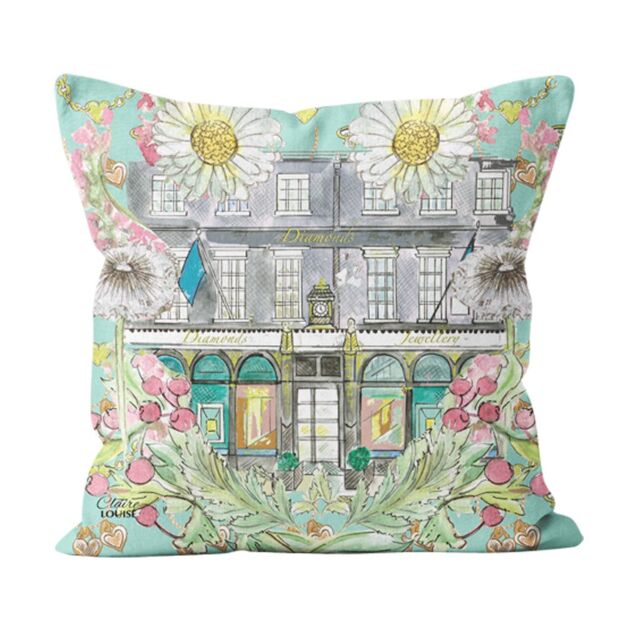 Claire Louise Tiffany In Full Bloom 45cm x 45cm Double Sided Cushion - Size: 45 cm x 45 cm - image 1