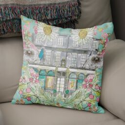 Claire Louise Tiffany In Full Bloom 45cm x 45cm Double Sided Cushion - Size: 45 cm x 45 cm - thumbnail 2