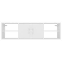 Berkfield Home Wall Shelf White 102x30x29 cm Engineered Wood - Size: 102 x 30 x 29 cm - thumbnail 6