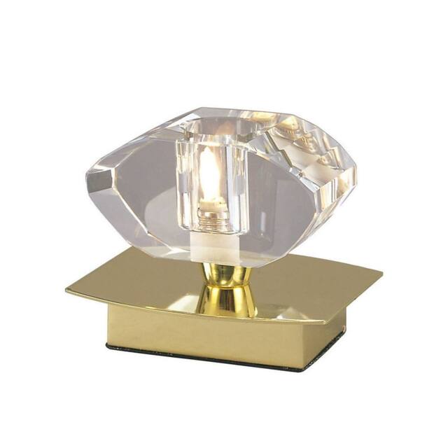 Netlighting Alfa Small Table Lamp 1 Light G9 Polished Brass in Gold - image 1