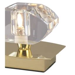 Netlighting Alfa Small Table Lamp 1 Light G9 Polished Brass in Gold - thumbnail 5