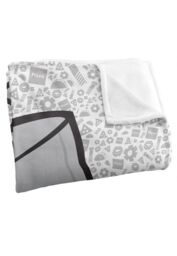 Nickelodeon Invader Zim Laughing Gir Silky Touch Super Soft Throw Blanket 152 X 127 cm in White - thumbnail 3