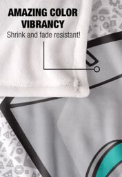 Nickelodeon Invader Zim Laughing Gir Silky Touch Super Soft Throw Blanket 152 X 127 cm in White - thumbnail 4