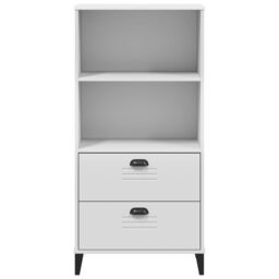 Berkfield Home Bookcase VIKEN White 60x35x123 cm Engineered Wood - Size: 60 x 35 x 123 cm - thumbnail 6