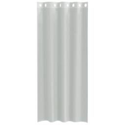 Berkfield Home Voile Curtains with Grommets 2 pcs Light Grey 140x245 cm - thumbnail 4