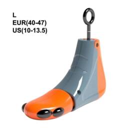 Kelvenix l Adjustable High-Top Shoes Stretcher Portable Shoe Boot Tree Shaper in Orange - Size: Large