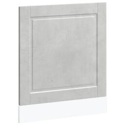 Berkfield Home Dishwasher Panel Porto Concrete Grey 60x1.5x67 cm Engineered Wood - thumbnail 2