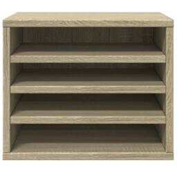 EONLION Desk Organiser 36x26x29.5 cm in Light Oak - Size: 100 cm - thumbnail 4