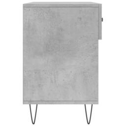 Berkfield Home Shoe Bench Concrete Grey 102x35x55 cm Engineered Wood - Size: 102 x 35 x 55 cm - thumbnail 7