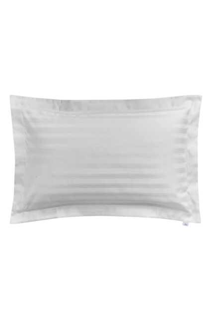 1951 'Adan' Cotton Sateen Oxford Pillowcase in Silver - image 1