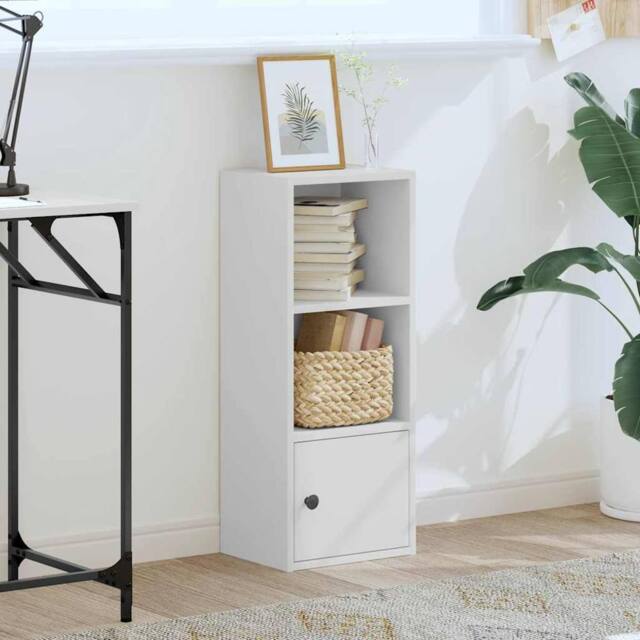Berkfield Home Durable Bookcase White 31x24x77 cm Engineered Wood - Size: 31 x 24 x 77 cm - image 1