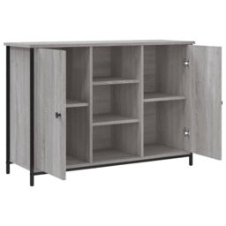 Berkfield Home Sideboard Grey Sonoma 100x35x70 cm Engineered Wood - Size: 100 x 35 x 70 cm - thumbnail 5