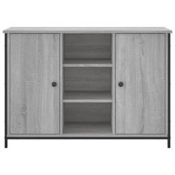 Berkfield Home Sideboard Grey Sonoma 100x35x70 cm Engineered Wood - Size: 100 x 35 x 70 cm - thumbnail 6