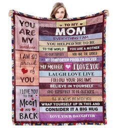 Leaper Personal Love Letter Fleece Blanket in Dark Red - Size: Single