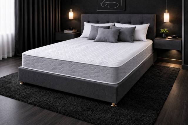 Chester & Oakley Comfort Memory Foam Open Coil Mattress - 7 INCH in White - Size: Double - image 1