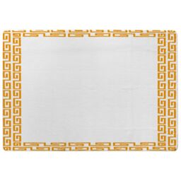 Benjamin Tate Design Golden Egyptian Border Rug in Natural - Size: Large - thumbnail 1