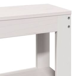 Berkfield Home Beautiful Bed Frame with Headboard without Mattress White 200x200 cm - thumbnail 9