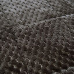OHS Waffle Fleece Soft Warm Weighted Blanket - 8kg in Charcoal - Size: 150 cm x 180 cm - thumbnail 6