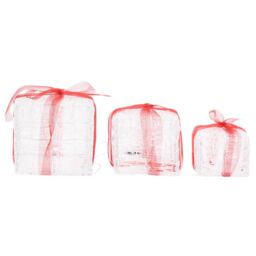 Berkfield Home Decorative Acrylic Christmas Gift Boxes 3 pcs Colourful - thumbnail 5