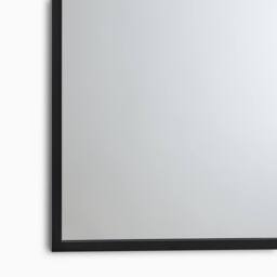 FurnitureboxUK Charlie Black Metal Large 110x70cm Ovemantle Arch Mirror - Size: 110x70 cm - thumbnail 7