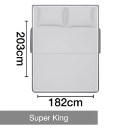 Dreamcatcher Luxury Polyester Electric Blanket Heated Fully Fitted Under Blanket 3 Heat Settings - Single/Double/King/Super King - Size: Super King - thumbnail 2