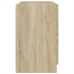 Berkfield Home Sink Cabinet Sonoma Oak 78x37x59 cm Engineered Wood in Brown - Size: 78 x 37 x 59 cm - thumbnail 6