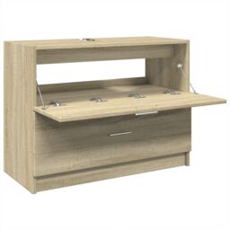 Berkfield Home Sink Cabinet Sonoma Oak 78x37x59 cm Engineered Wood in Brown - Size: 78 x 37 x 59 cm - thumbnail 5