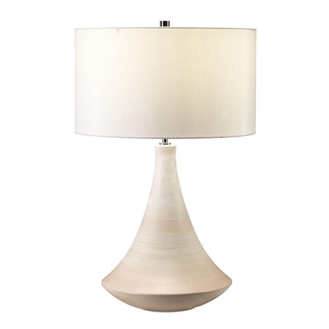 Netlighting Pinner 1 Light Table Lamp E27 in Beige - image 1