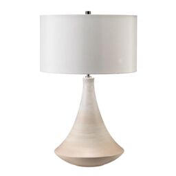 Netlighting Pinner 1 Light Table Lamp E27 in Beige - thumbnail 2