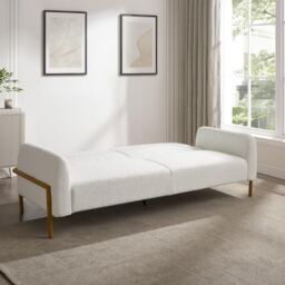 Home Detail Kale Sofa Bed in White - Size: 3 Seater - thumbnail 2
