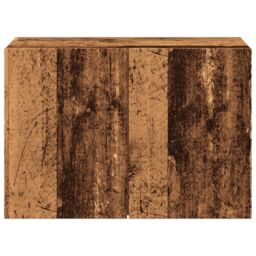 Berkfield Home TV Cabinet Wall-mounted Old Wood 60x30x41 cm in Brown - Size: 60 x 30 x 41 cm - thumbnail 5
