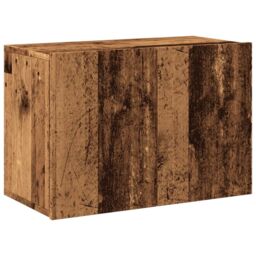 Berkfield Home TV Cabinet Wall-mounted Old Wood 60x30x41 cm in Brown - Size: 60 x 30 x 41 cm - thumbnail 2