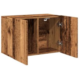 Berkfield Home TV Cabinet Wall-mounted Old Wood 60x30x41 cm in Brown - Size: 60 x 30 x 41 cm - thumbnail 6